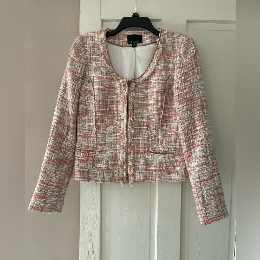 Cynthia Rowley tweed style jacket
